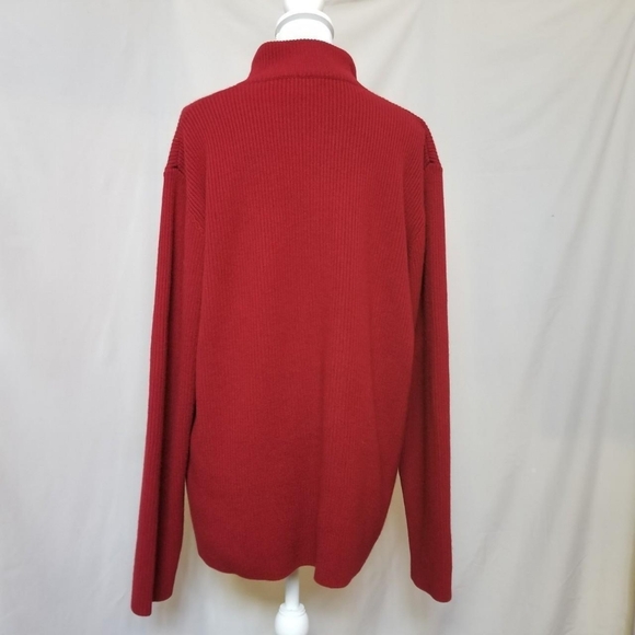 Patagonia 100% cashmere Knit red pull-over sweater top men's XL - Picture 4 of 8
